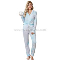 Knit Double Rib Pajama Set